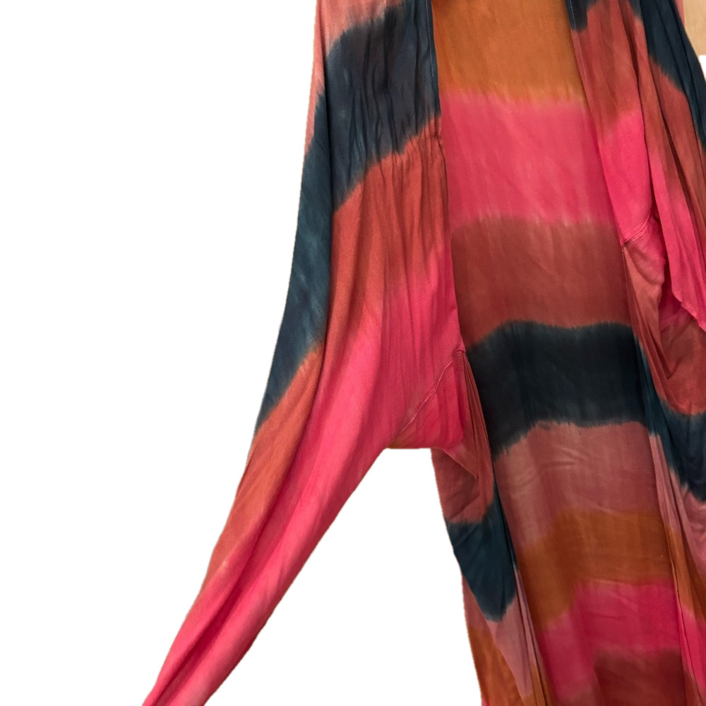 Colorful Tie-Dye bathing suit cover up - Picture 2 of 6